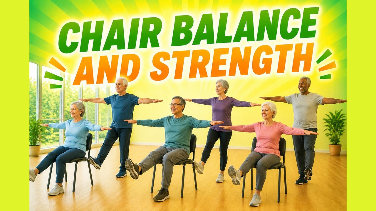 Chair Balance and Strength workout artwork